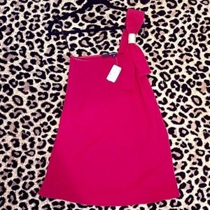 NWT Jay Godfrey Cocktail Mini Dress One Shoulder